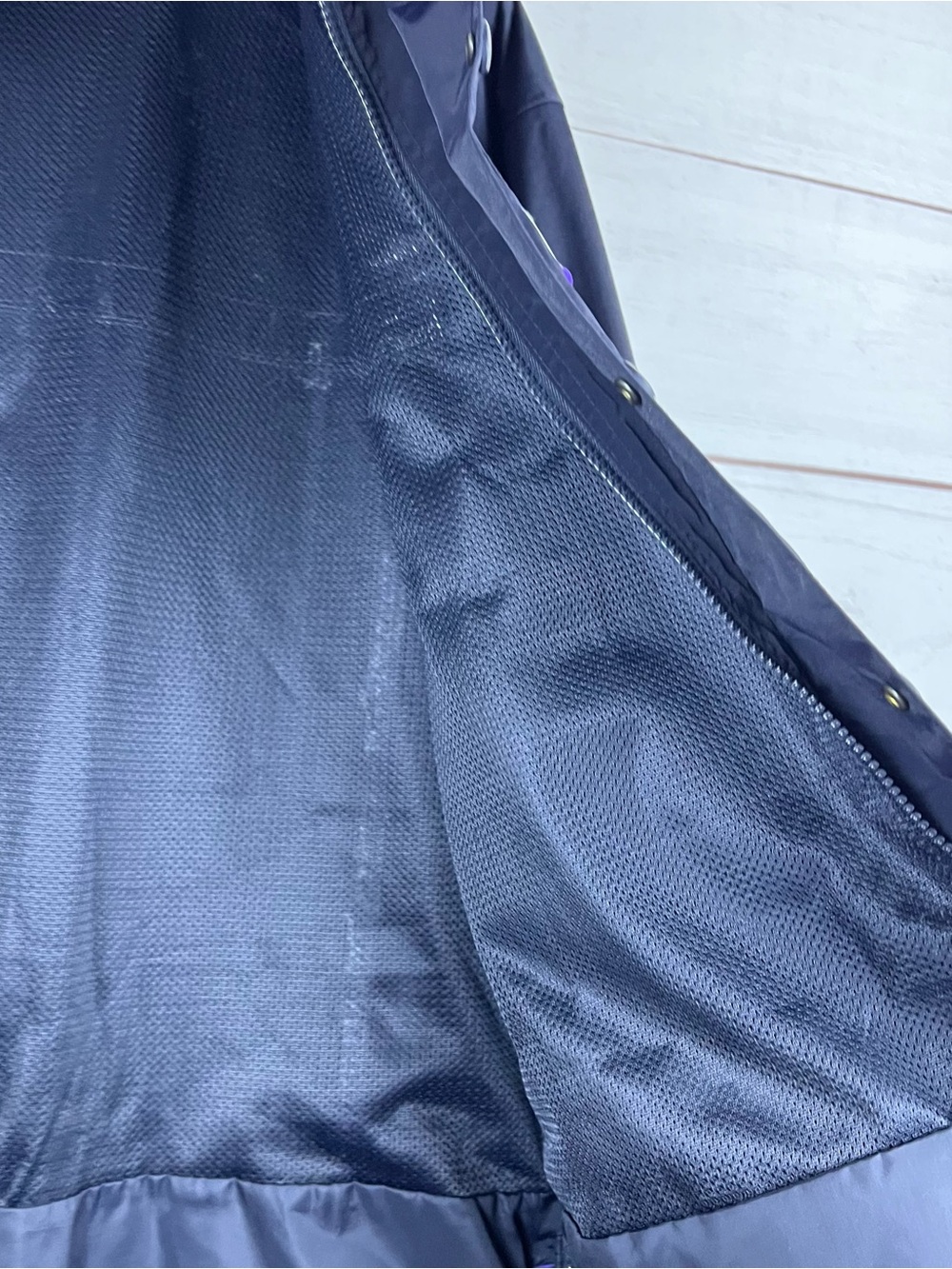 FedEx Stan Herman VF Imagewear Reflective Rain Coat Windbreaker Hooded Zip Sz L - Picture 6 of 11